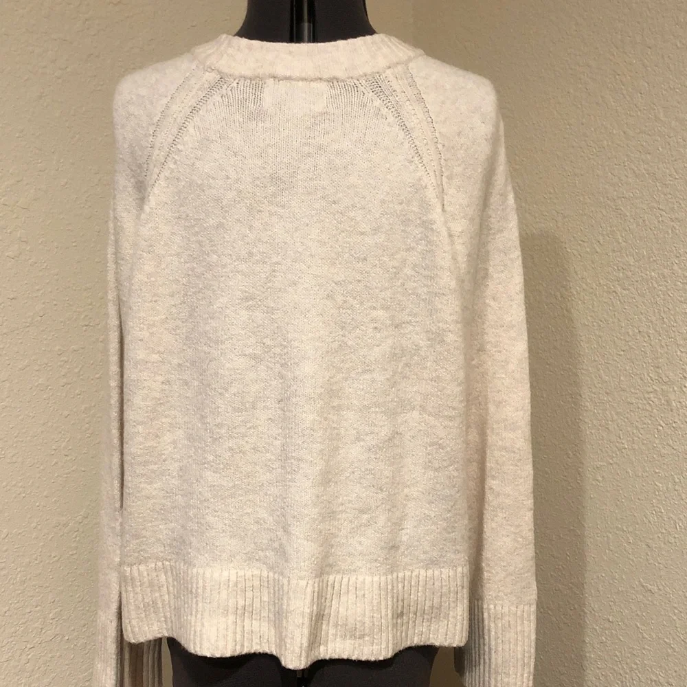 Old Navy Cozy Sosoft Crewneck Women's Sweater in Cream - Picture 11 of 13